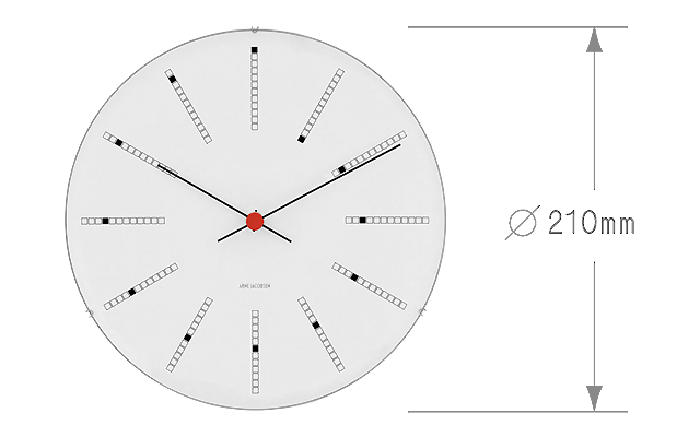 arne jacobsen バンカーズ クロック #43630