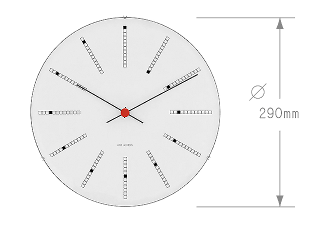 arne jacobsen バンカーズ クロック #43640