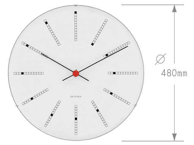 arne jacobsen バンカーズ クロック #43650