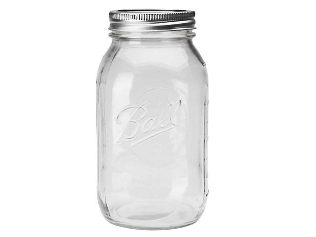 BALL ボール Mason Jar メイソンジャー 32oz レギュラーマウス ガラス保存瓶 (940ml) :62000:RINKY DINK  !店 通販 