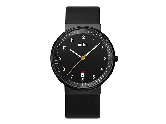 【Braun】新品 ブラウン 革ベルト 黒xローズゴールド 腕時計 BRAUN 【ブラウン】BN0032BK メンズ ウォッチ メッシュベルト 腕時計