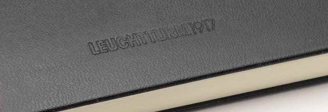 leuchtturm1917 エンボス ロゴ 入り