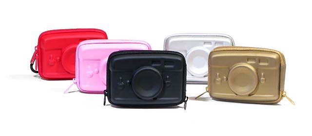 デジカメケースカラー見本 新製品情報】 本革ボディケース 1機種 カラバリ4色 販売
