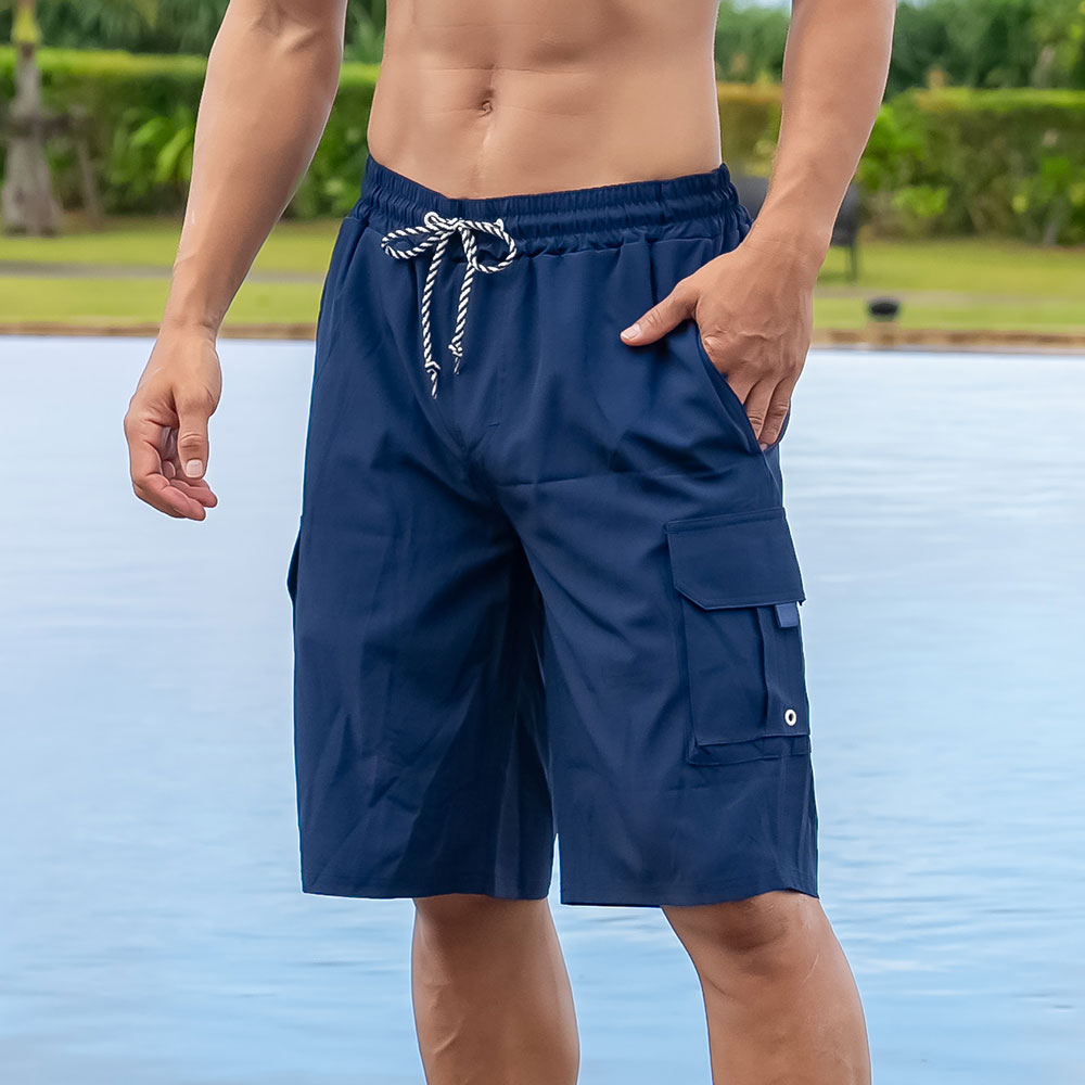 サーフパンツ メンズ カーゴ 水着 ボードショーツ 一体型インナー付き 水陸両用 |  | 01