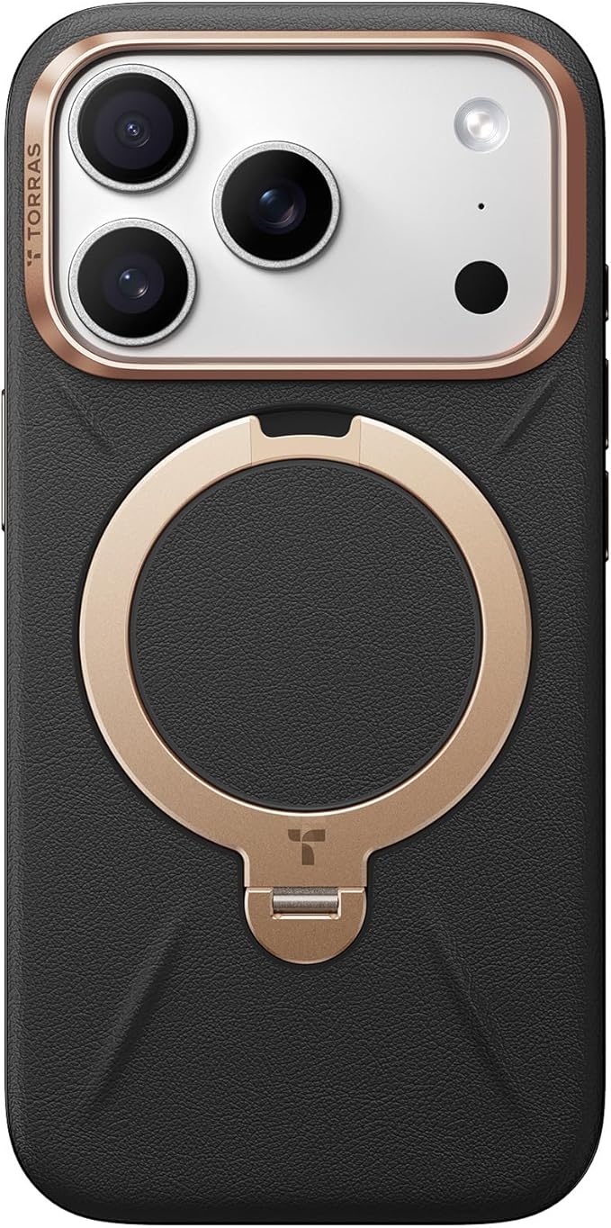 TORRAS iPhoneケース　リング スタンド　iPhone17pro Amazon.co.jp: TORRAS iPhone 17 Pro 用ケース 【カチカチ・多機能360