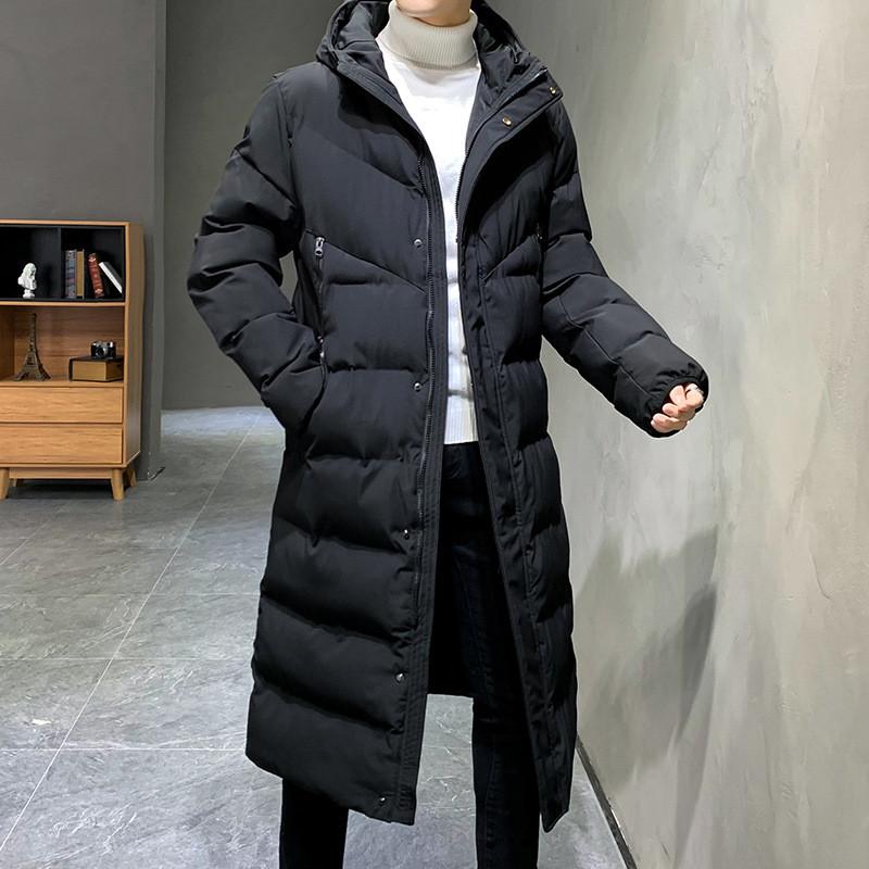 上等な 中綿コート メンズ ダウンコート ダウンジャケット ロング フード付き カジュアル 韓国風 厚手 アウトドア 冬服 ゆったり 通勤通学 かっこいい