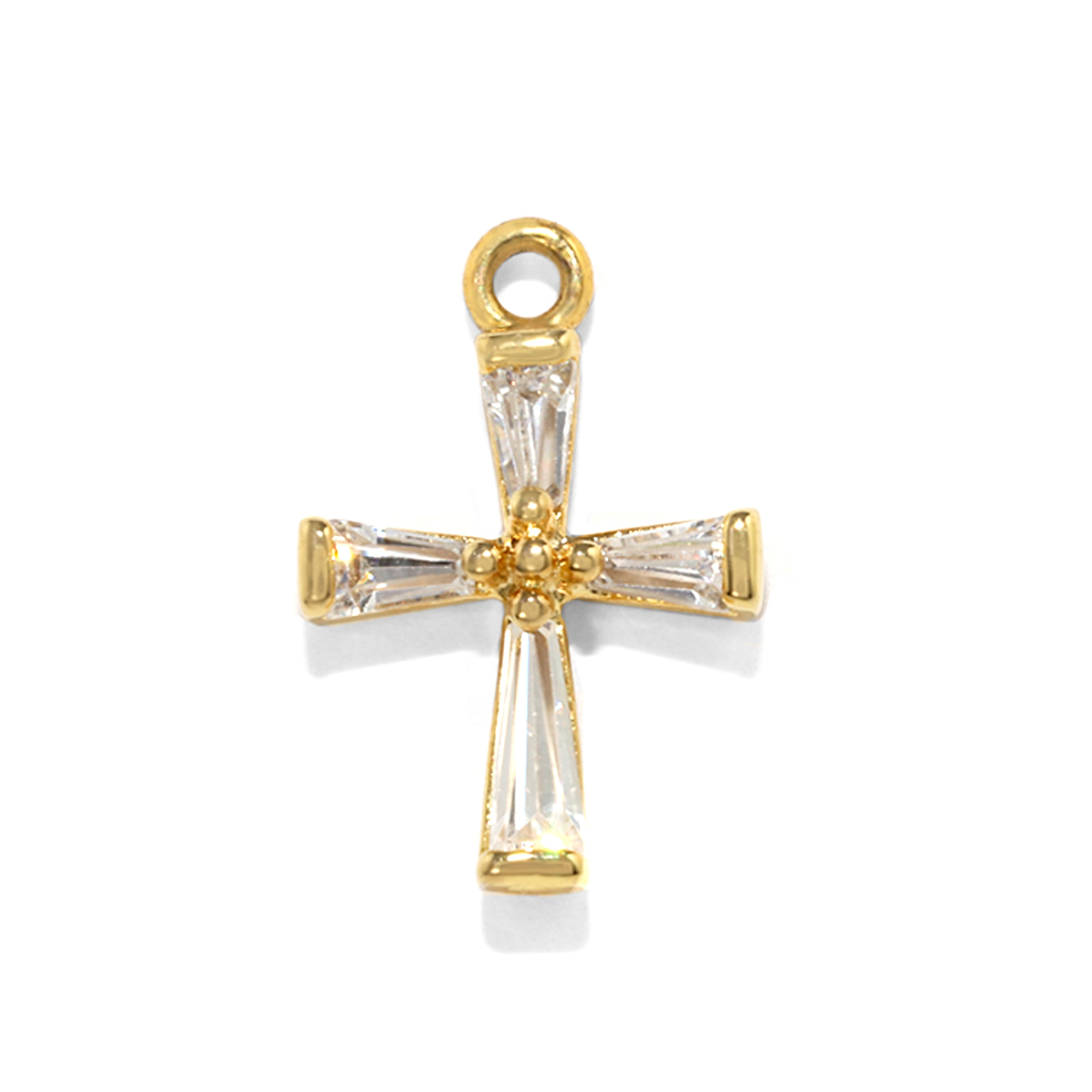 凛 RIN チャーム ボディピアス クロス 十字架 軟骨 14G 18G 16G パーツ