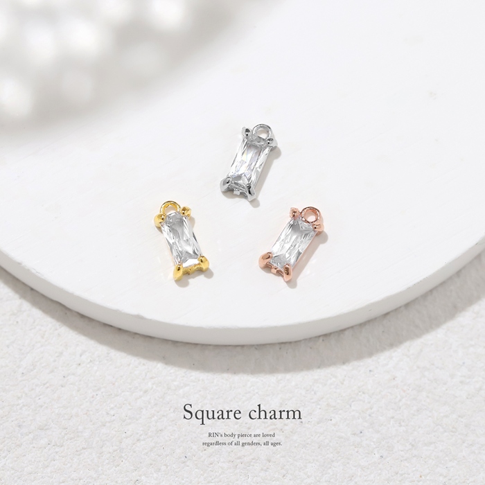 凛 RIN チャーム 14G 16G 18G ボディピアス ピアスパーツ 揺れる