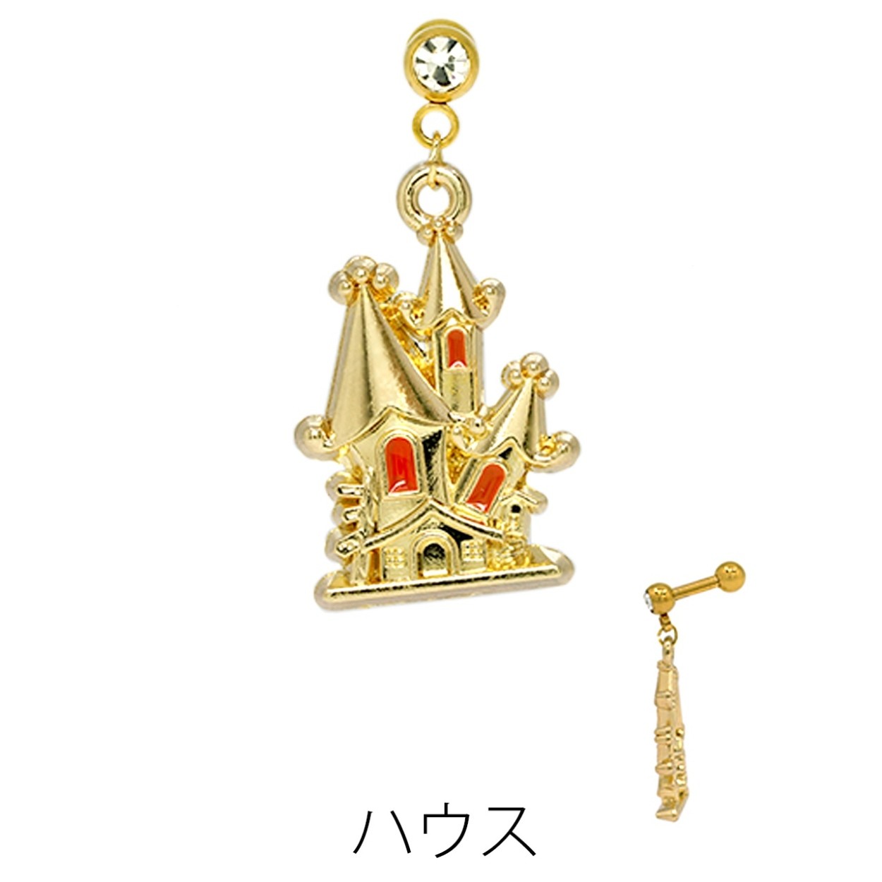 軟骨ピアス 16G 14G ボディピアス ハロウィン コウモリ 蜘蛛 かぼちゃ ネコ 魔女 ストレートバーベル 片耳用 通販 | 凛 RIN | 05