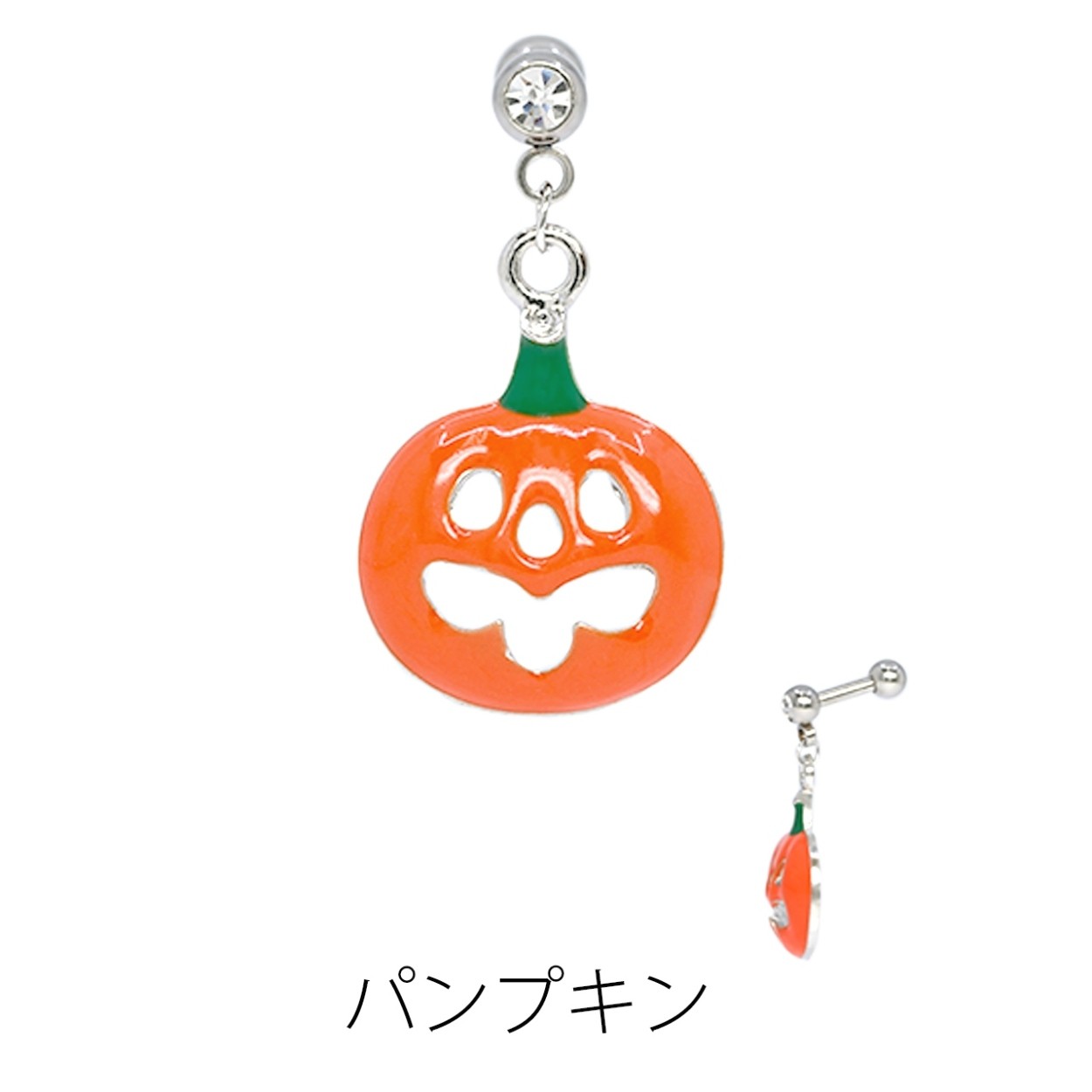 凛 RIN 軟骨ピアス 16G 14G ボディピアス ハロウィン コウモリ 蜘蛛