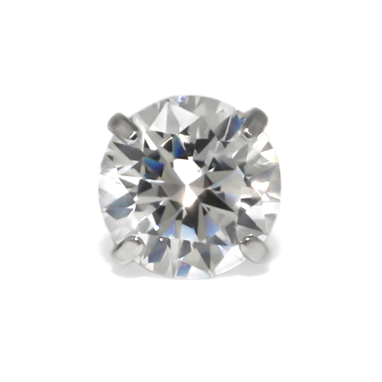 つけっぱなしにできるピアス トラガス プッシュピアス キラキラ 軟骨 20G ラブレット 片耳用 セカンドピアス 金属アレルギー対応 | 凛 RIN | 01