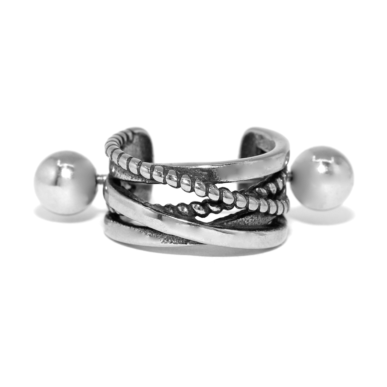 ボディピアス 20G 軟骨 ヘリックス シールド サージカルステンレス 片耳用 メンズ かっこいい 金属アレルギー対応 | 凛 RIN | 02