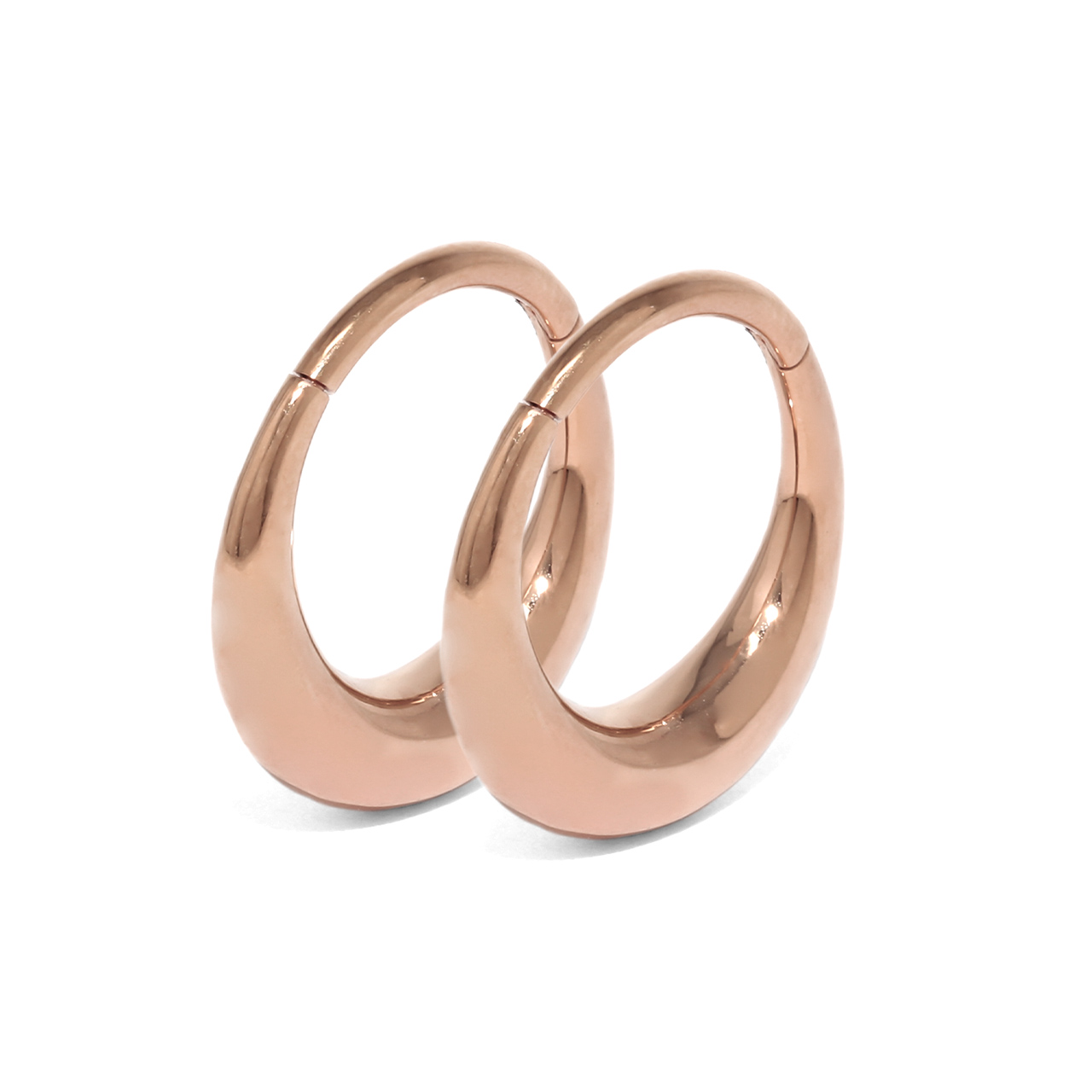 凛 RIN ピアス つけっぱなし 16G 18G フープ ドロップ 24金 K24 K18PG