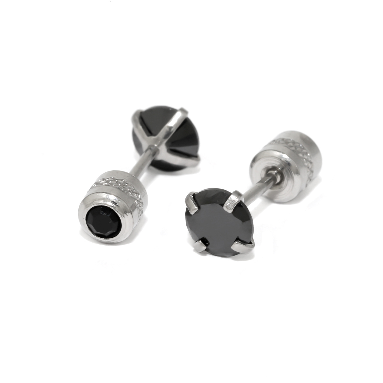 つけっぱなし ピアス 金属アレルギー対応 ネジ式 ジュエル ステンレス ジルコニア レディース キラキラ 『両耳用・2個セット』 | 凛 RIN | 11