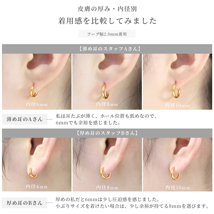 凛 RIN ボディピアス 24金 リング 24K コーティング 片耳用 フープ