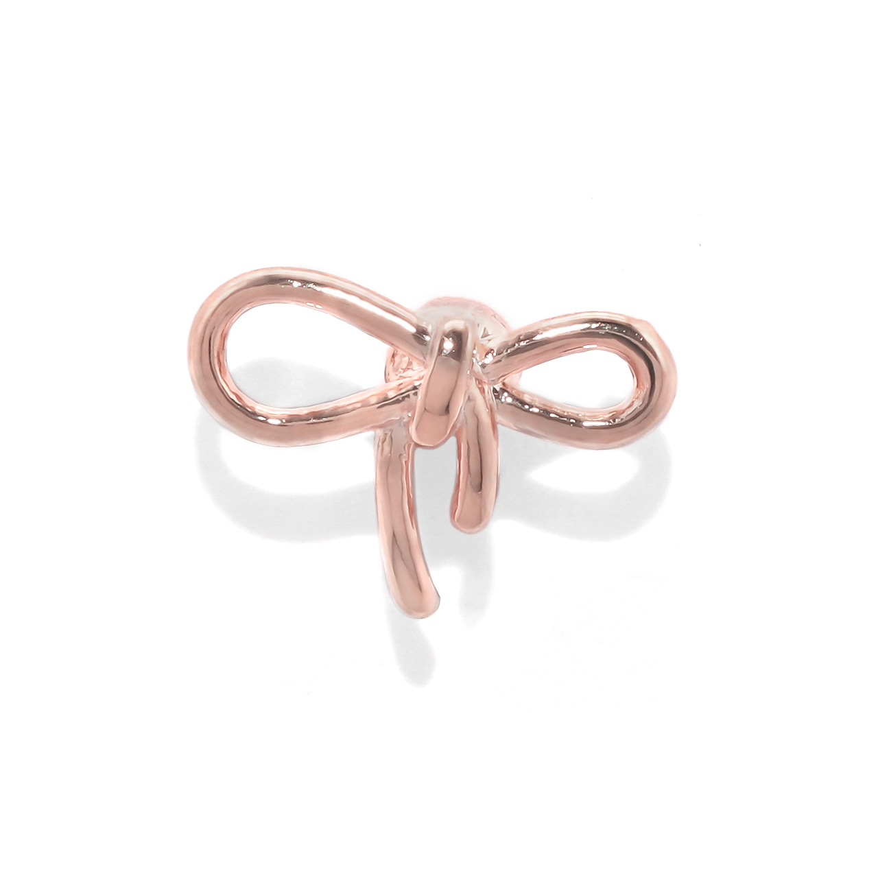 軟骨ピアス 16G ボディピアス リボン りぼん 小さい かわいい 華奢 ストレートバーベル サージカルステンレス 片耳用 | 凛 RIN | 06