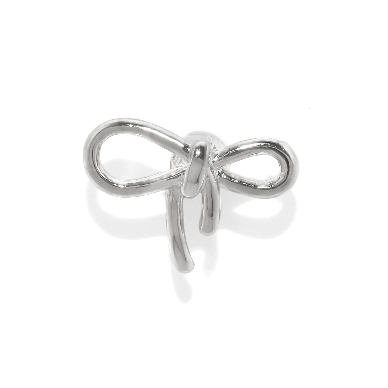 軟骨ピアス 16G ボディピアス リボン りぼん 小さい かわいい 華奢 ストレートバーベル サージカルステンレス 片耳用 | 凛 RIN | 04