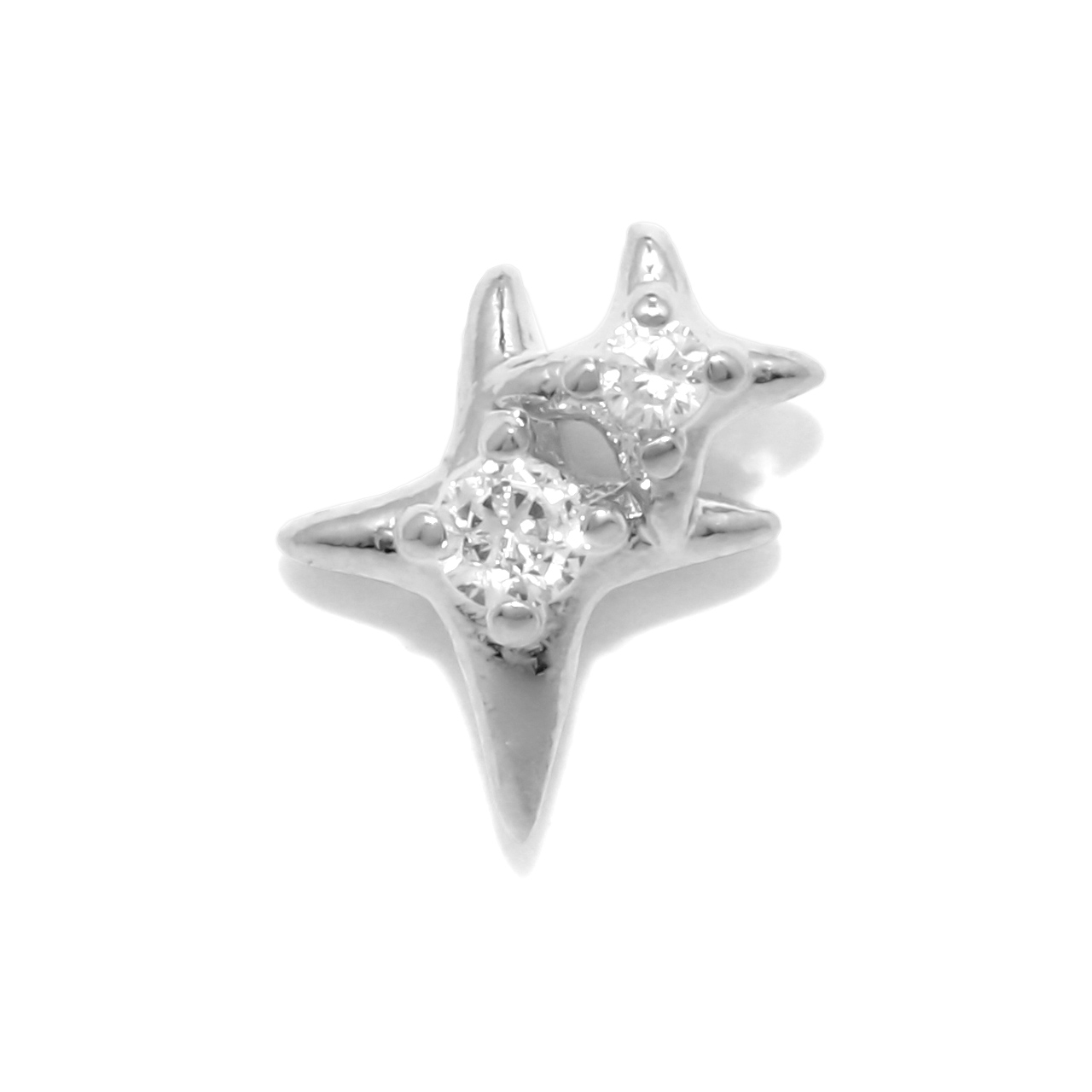 凛 RIN 軟骨ピアス 16G ボディピアス スター スパークル ジュエル