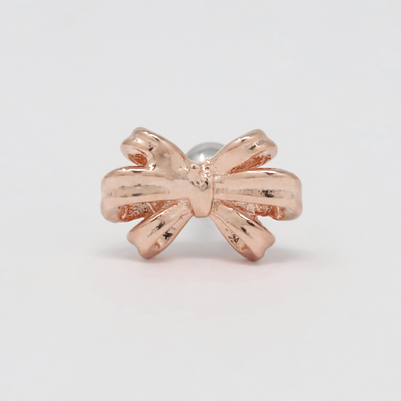 軟骨ピアス 16G ボディピアス リボン りぼん バレエコア 上品 ストレートバーベル サージカルステンレス 片耳用 | 凛 RIN | 03