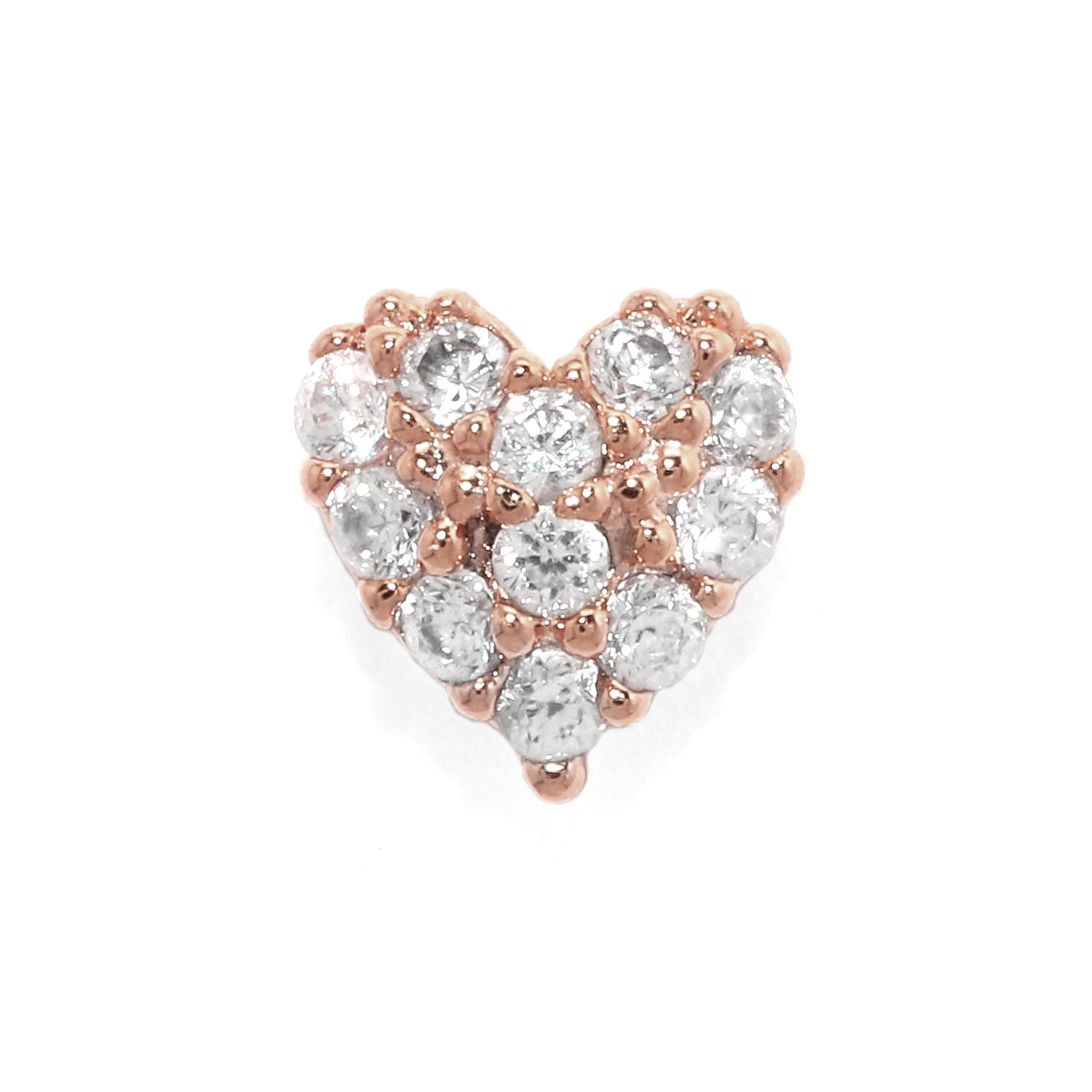 STAR JEWELRY パール ハート型 ピアス(片耳用) スタージュエリー ハート パールピアス STAR JEWELRY パール ハート型