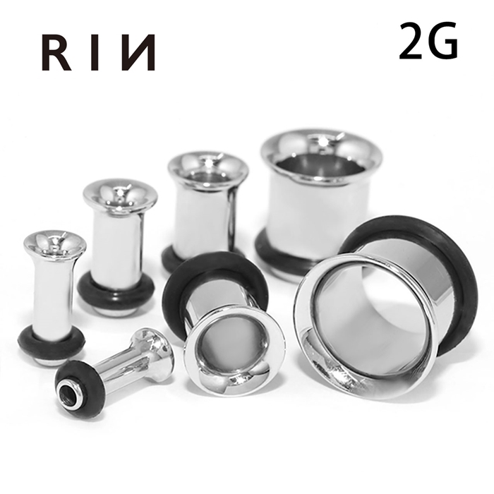 凛 RIN ボディピアス 2G シングルフレアアイレット ラージゲージ 片耳
