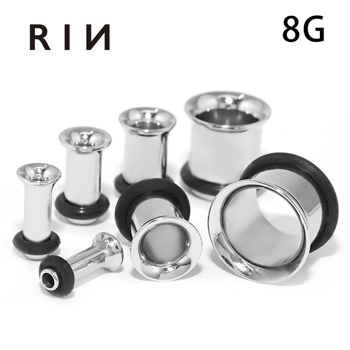 凛 RIN ボディピアス 8G シングルフレアアイレット 金属