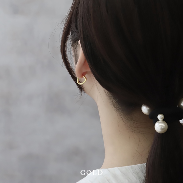 凛 RIN ピアス ハート リング フープ 18金 レディース 18K