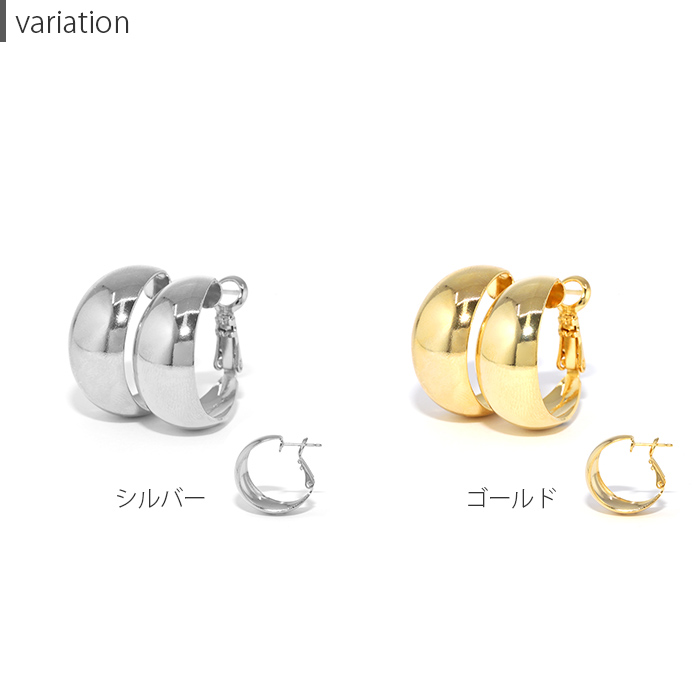 凛 RIN ピアス 18金 フープ レディース 18kコーティング リング