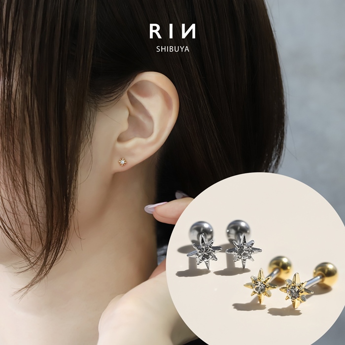 大人かわいいファッションピアス