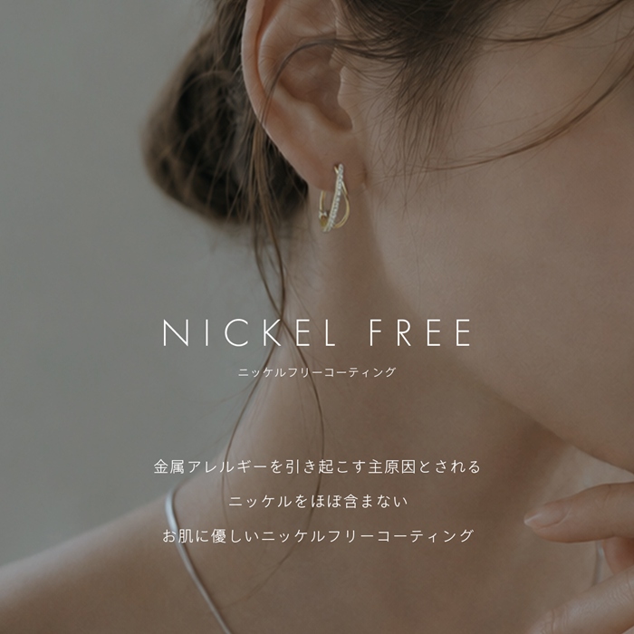 デザインリングピアス