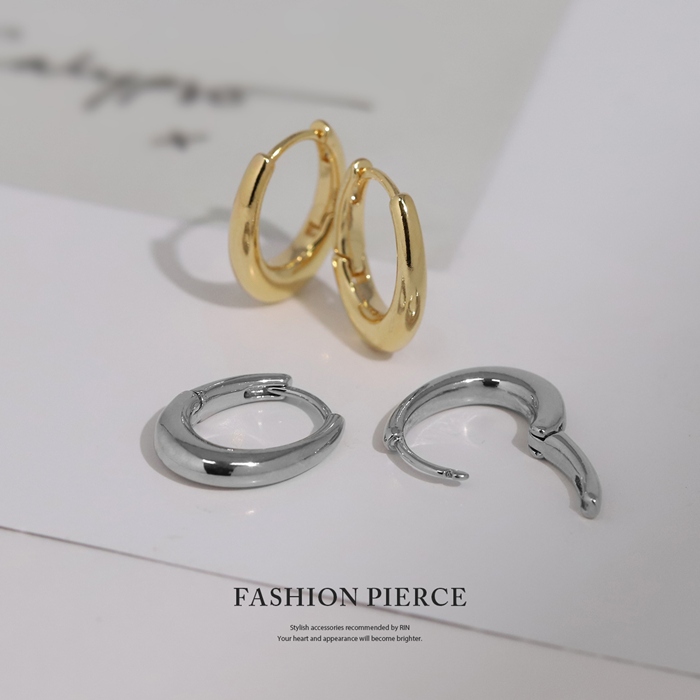 凛 RIN ピアス レディース フープ ワンタッチ リング 18金 18K