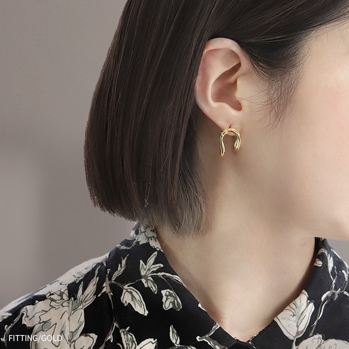 凛 RIN ピアス 金属アレルギー対応 レディース 18金 18K
