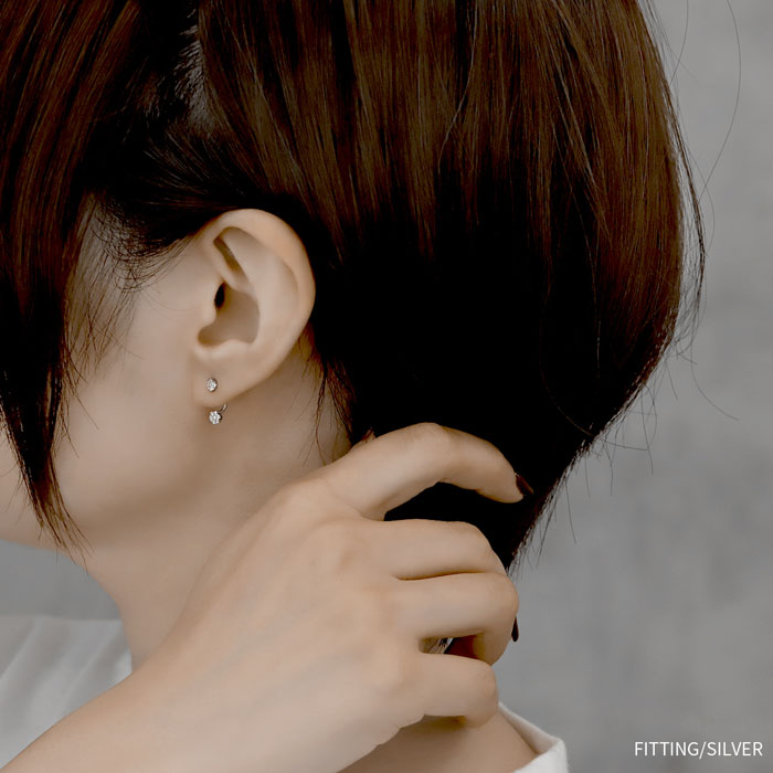 ピアス レディース 18Kコーティング 18金 ジュエル チタン 金属アレルギー対応 可愛い おしゃれ 『両耳用・2個セット』 | 凛 RIN | 05