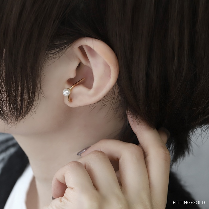 凛 RIN ピアス レディース パール 18Kコーティング 18金 チタンポスト