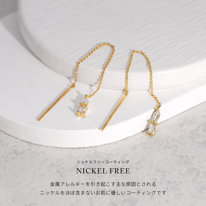 18金アメリカンピアスYG 18金 アメリカンピアス bipi0011 ジュエリー 両耳用ピアス 18K