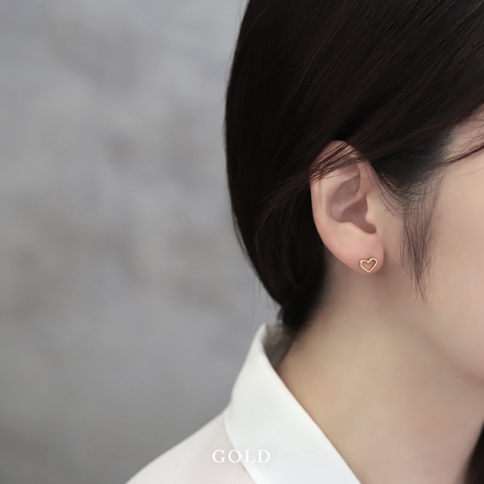 ピアス レディース ハート シンプル サージカルステンレス ネジ式 セカンドピアス 可愛い 『両耳用・2個セット』 | 凛 RIN | 11