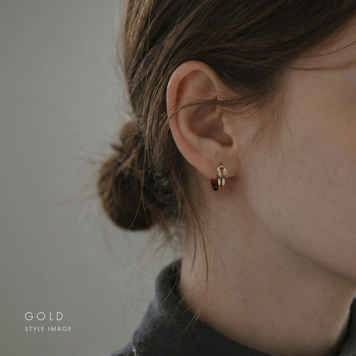 ピアス アクセサリー リングピアス ワンタッチ シンプル ニッケルフリー フープ ピアス 耳 耳たぶ 【両耳用・2個売り】 | 凛 RIN | 06