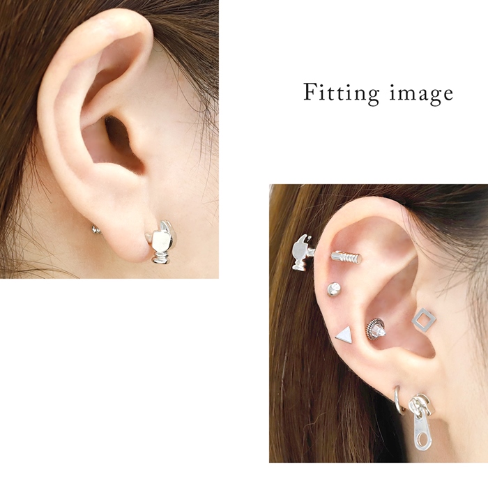 凛 RIN ボディピアス アンテナへリックス 14G 16G ハンマー 軟骨