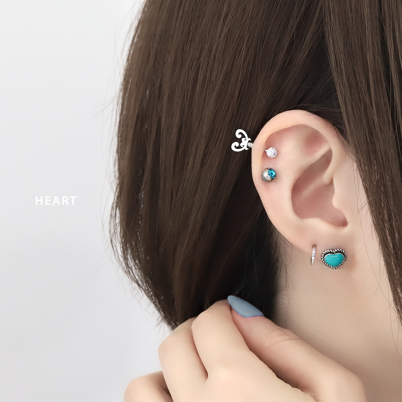 w39-pe127【ピアス ／イヤリング】ジルコニア ビジュー ブライダル シルバー | Ksmily. ブライダルアクセサリーショップ