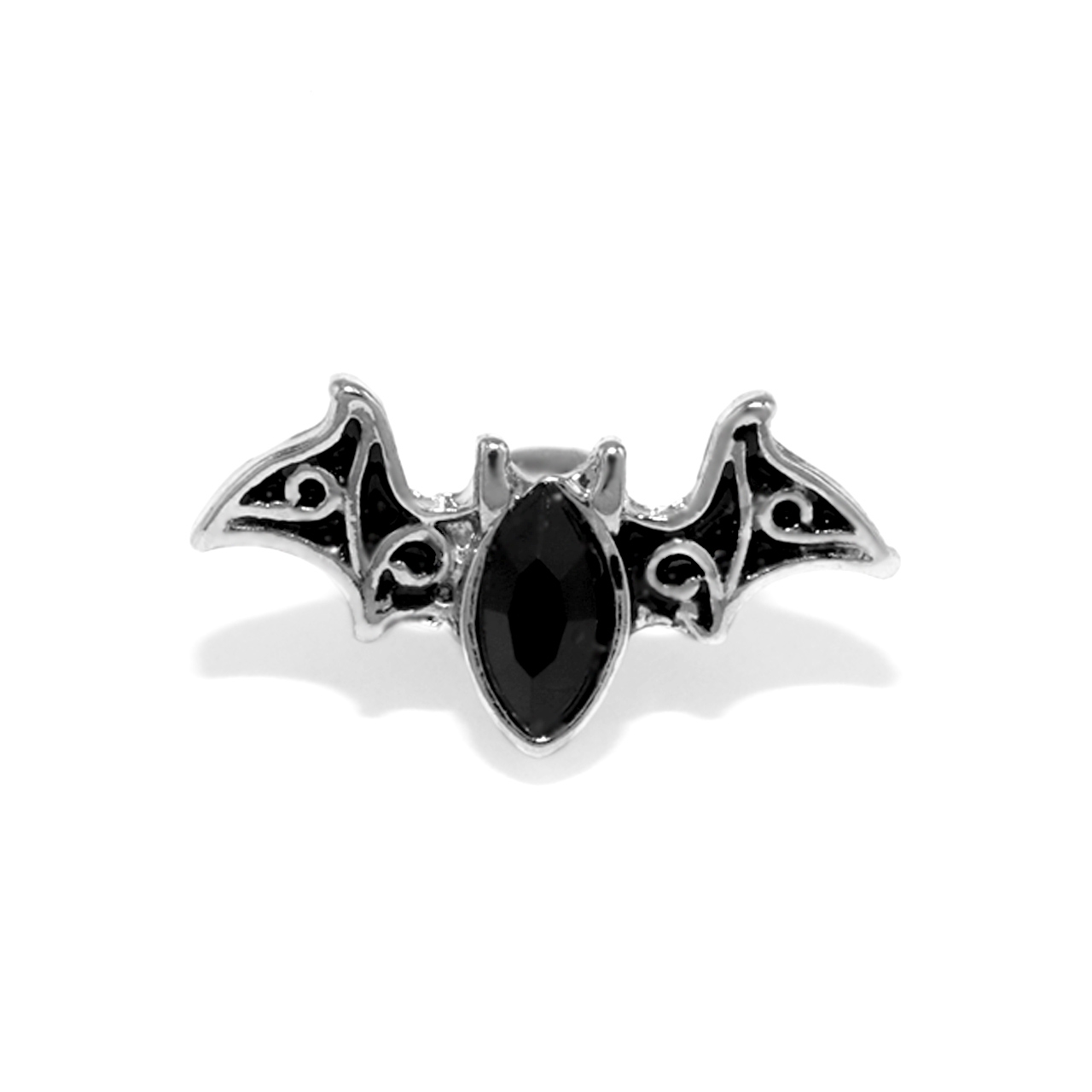 凛 RIN チャーム 14G 16G 18G ボディピアス 蝙蝠 五芒星 シリコン