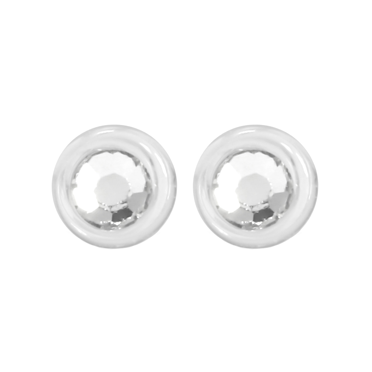 ガラス製花形ピアス(両耳用) Body-Style 両耳セット ピアス 0.8mm 花 フラワー 金属