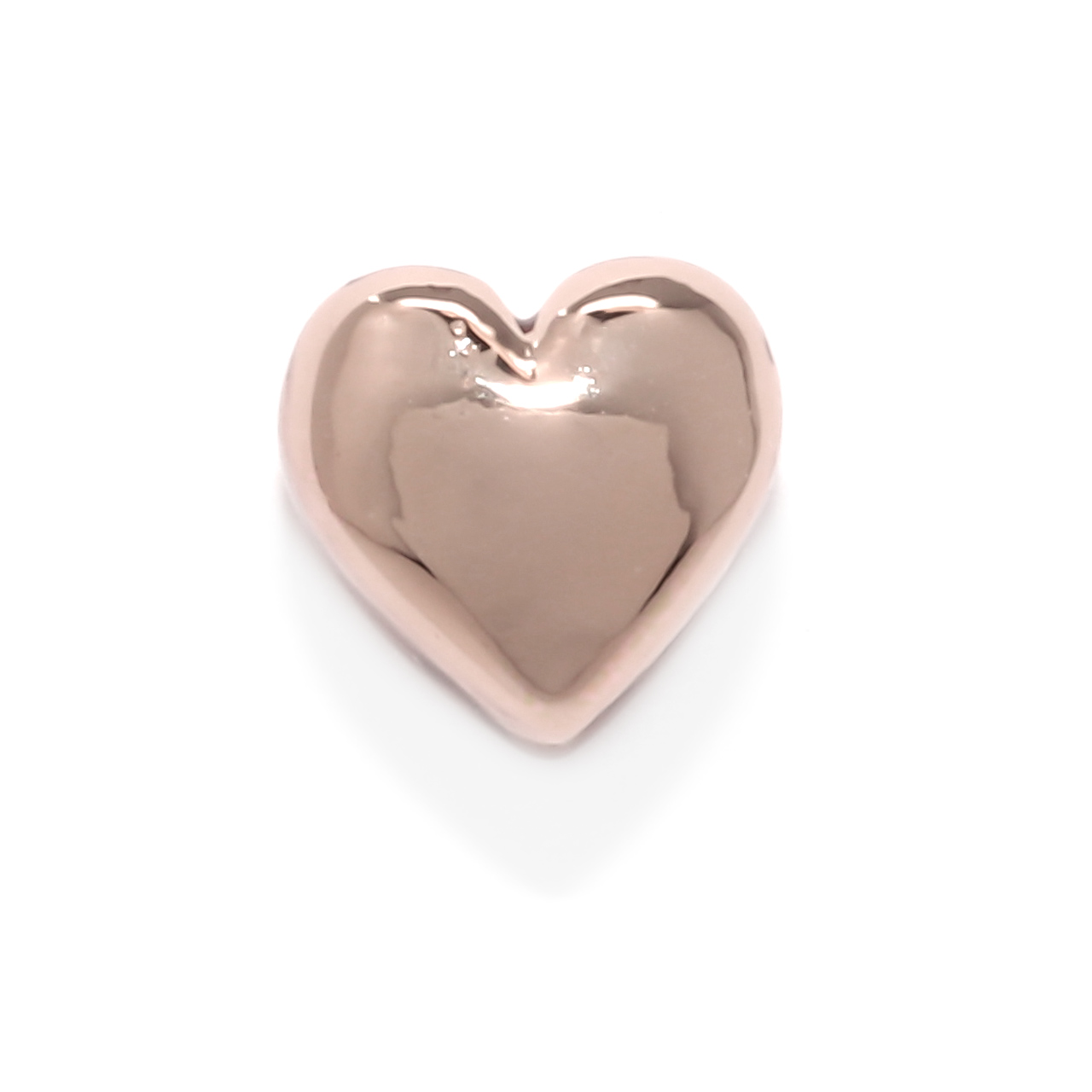 キャッチ ボディピアス 16G 18G ハート かわいい ネジ穴位置を選べる カスタム アレンジ パーツ 片耳用 | 凛 RIN | 03