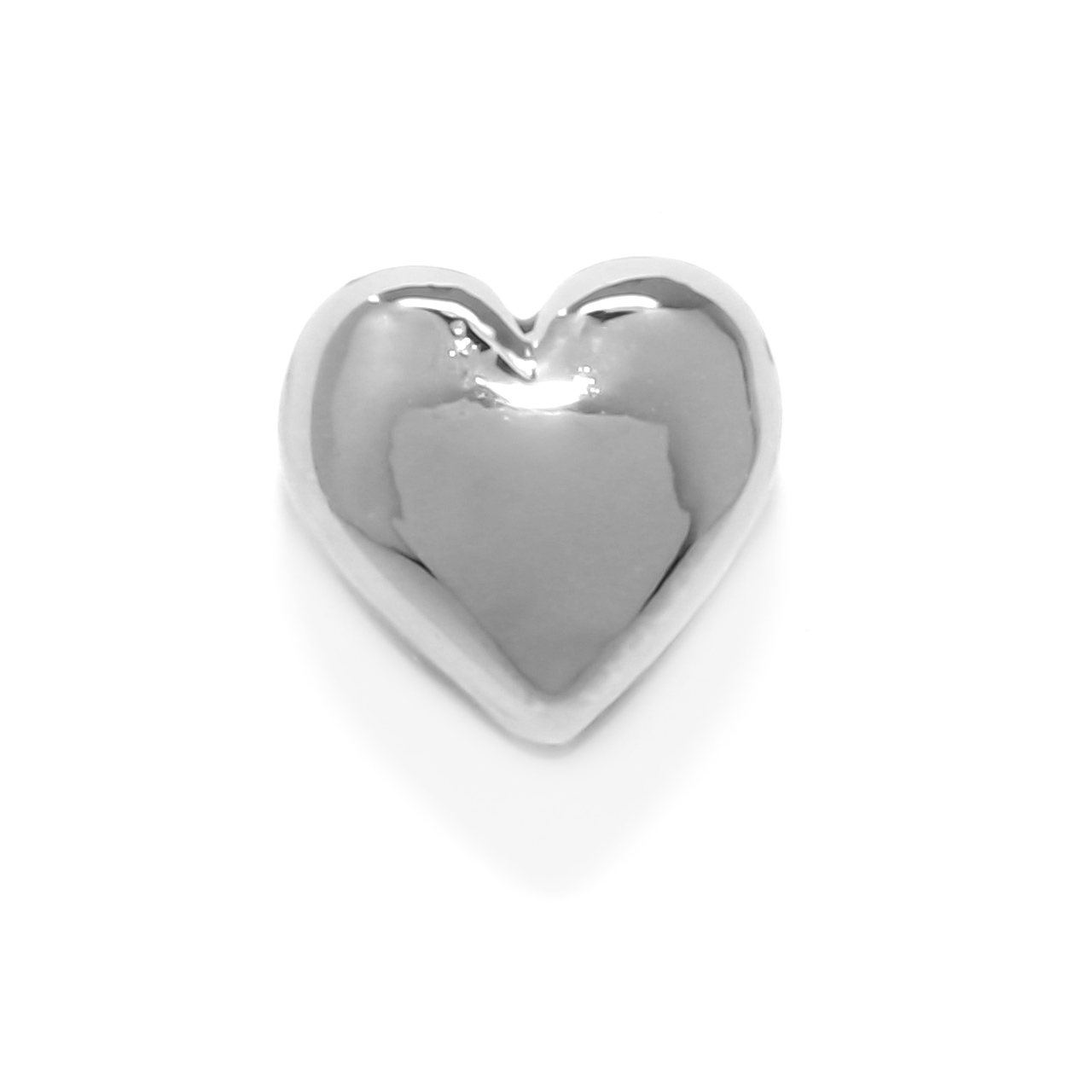 キャッチ ボディピアス 16G 18G ハート かわいい ネジ穴位置を選べる カスタム アレンジ パーツ 片耳用 | 凛 RIN | 01