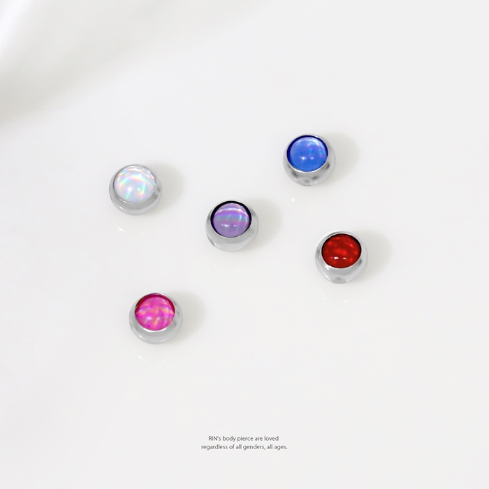 凛 RIN キャッチ ボディピアス ビーズリング用 14G 16G 18G 12G