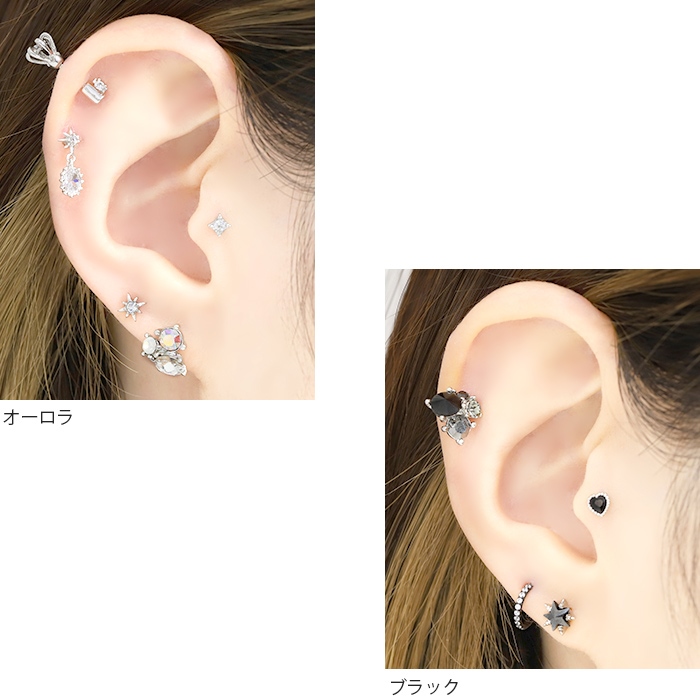 16G☆キラキラビジューピアス ×9 h752-21_4.jpg