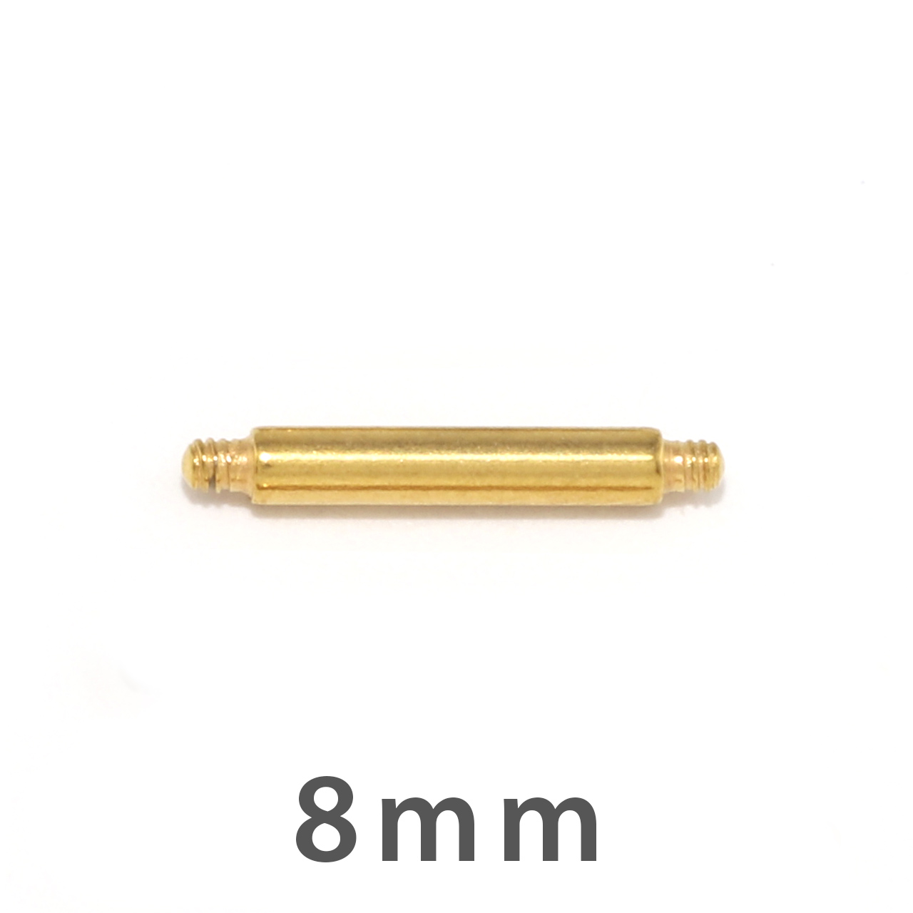 ボディピアス 軟骨 14G マジックシャフト カスタム ストレートバーベル 内径4mm 金属アレルギー対応 ステンレス | 凛 RIN | 08