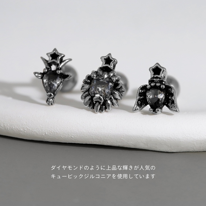 凛 RIN 軟骨ピアス 16G ボディピアス 星座 ホロスコープ 12星座 誕生月