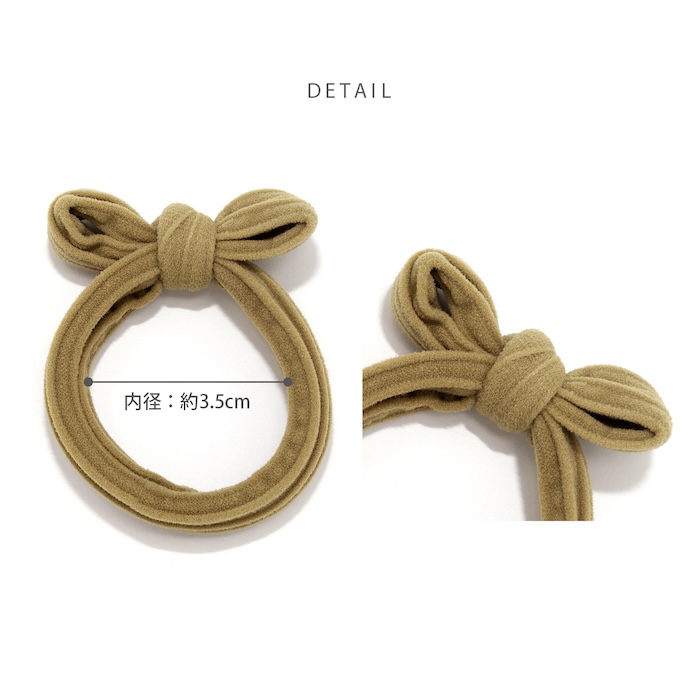 ヘアアクセサリー ヘアゴム おしゃれ 伸縮 リボン カジュアル ベーシックカラー ヘア ゴム 凛 | 凛 RIN | 13