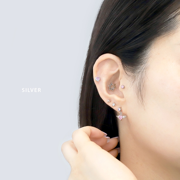 ★大人気★MIDNIGHT MOMENT★symmetry ball earring★ピアス symmetry MIDNIGHT MOMENT.(ミッドナイトモーメント) ピアス