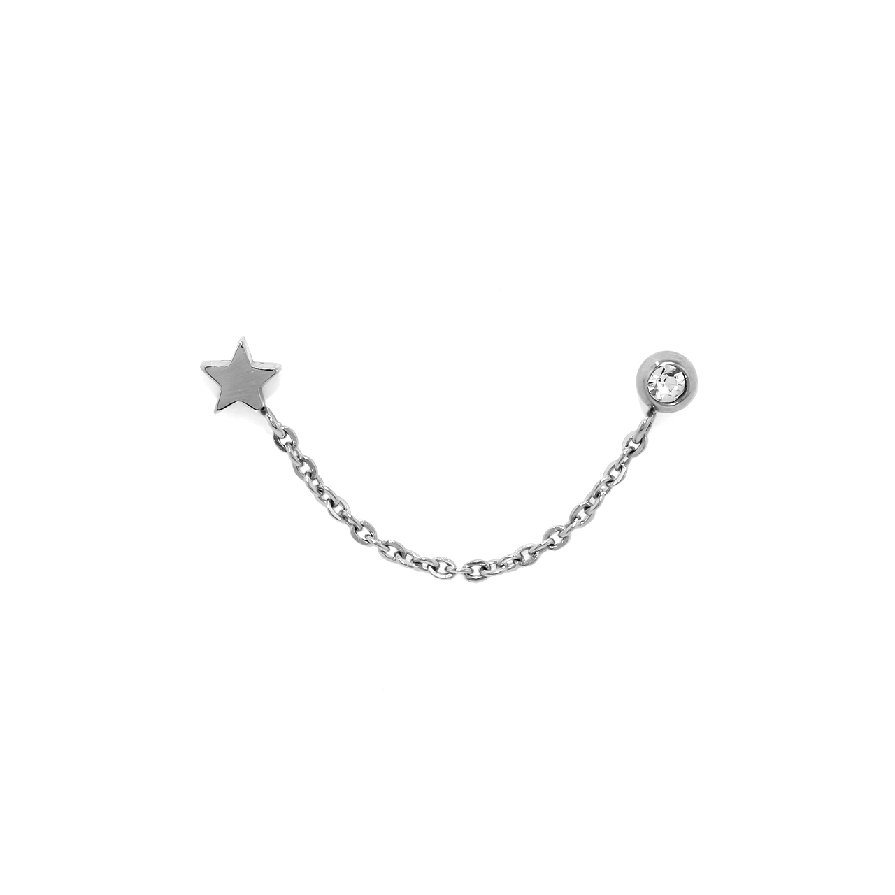 あるじゃん 祐天寺　ピアス ボディピアス 4mm Barn star 6g あるじゃん 祐天寺 ピアス ボディピアス 4mm Barn star 6g（凛